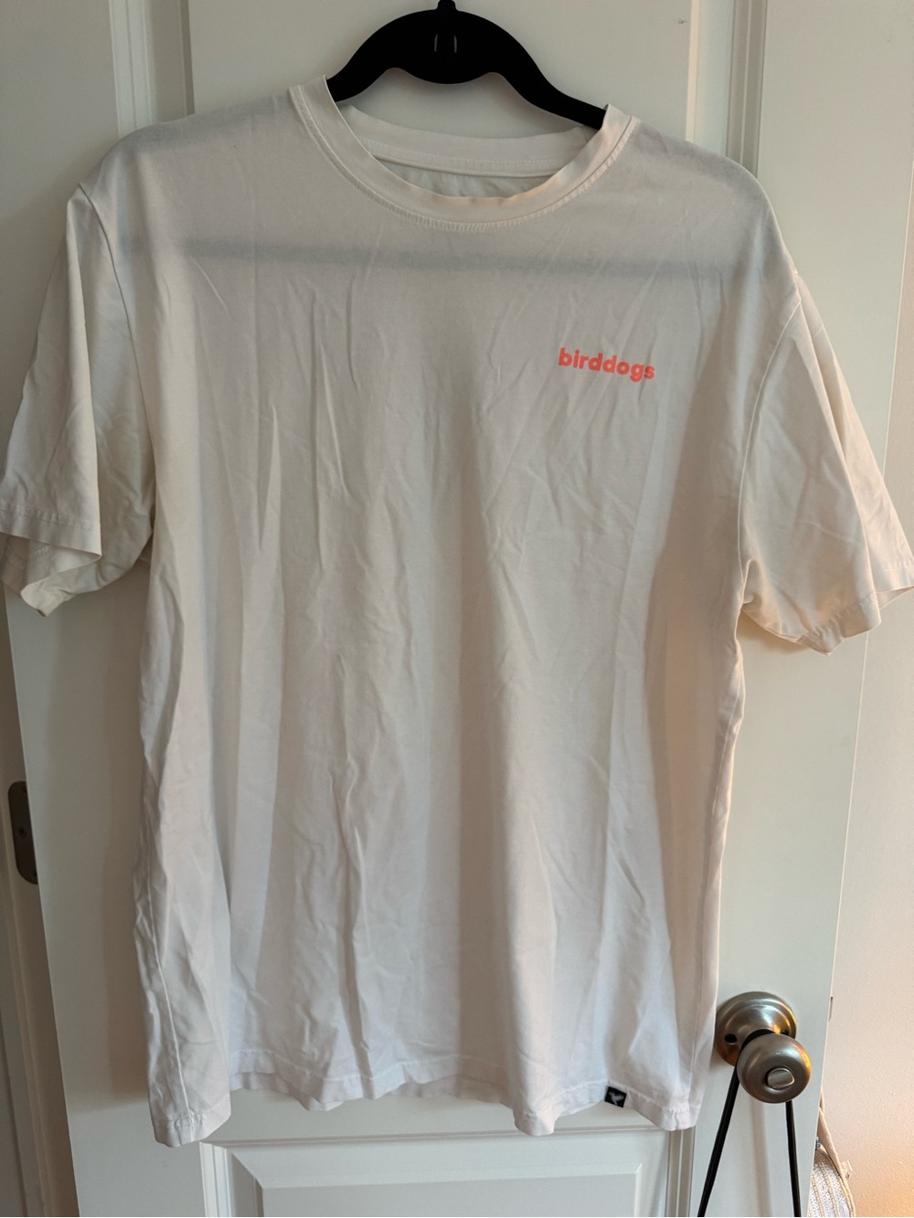 Birddogs White Graphic Logo T-Shirt Size Large